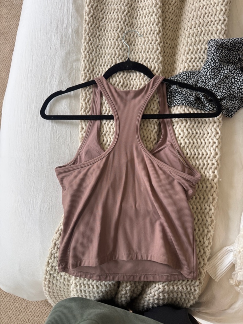 Ribbed Racerback Tank Top - Picture 2 of 2